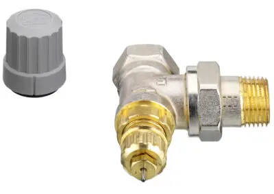 RA-FN რადიატორის სარქველი კუთხის მიწოდების 1/2” Danfoss