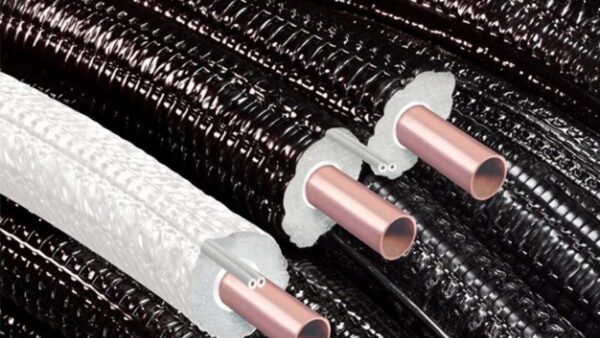 სპილენძის მილი იზოლაციით 1/4"x0,8მმx9მმ (6,35მმ) Halcor