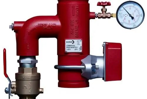 გამანაწილებელი კვანძი (6”-2" Test & Drain) Duyar