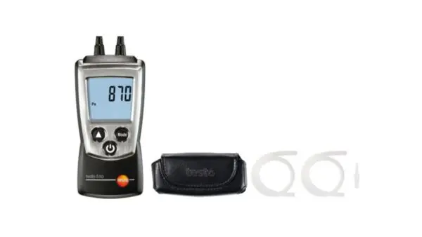 Testo 510 დიფერენციალური წნევის საზომი ხელსაწყო (კომპლექტი)