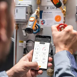 Testo 549i მაღალი წნევის საზომი მანომეტრი App