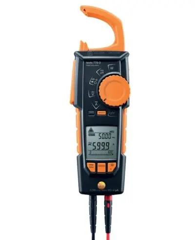 Testo 770-3 მულტიმეტრი დამჭერით