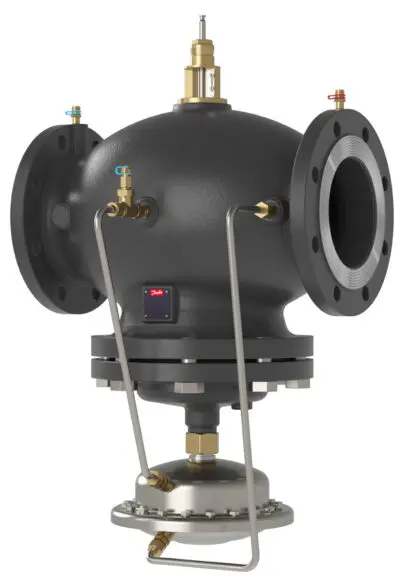 DN150, 145,000 l/h, ავტომატური საბალანსო სარქველი მილტუჩით AB-QM Danfoss