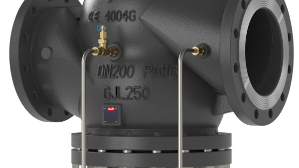 DN250, 300,000 l/h, ავტომატური საბალანსო სარქველი მილტუჩით AB-QM Danfoss