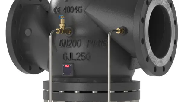 DN200, 200,000 l/h, ავტომატური საბალანსო სარქველი მილტუჩით AB-QM Danfoss