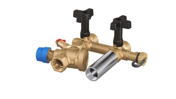 AB-QM 4.0 კომბინირებული საბალანსო სარქველები ფანკოილისთვის DN15