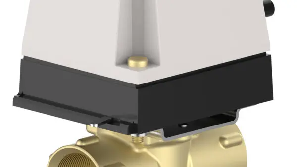 DN25 2-სვლიანი ზონალური სარქველი ამძრავით PN10, 95°C