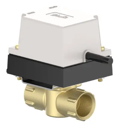 DN20 2-სვლიანი ზონალური სარქველი ამძრავით PN10, 95°C