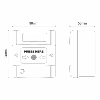 მექანიკური გამოძახების ღილაკი Olympia