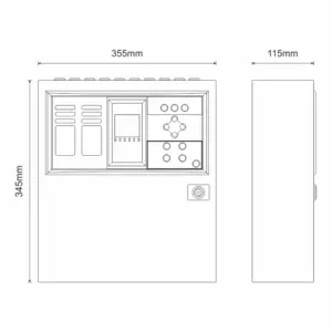 სახანძრო დეტექციის სამისამართო პანელი (2 Loop) Olympia