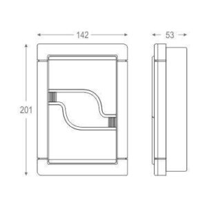 ავტომატური სახანძრო სირენა/შუქურა და გამოძახების ღილაკი Olympia