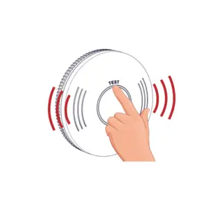 კვამლის დეტექტორი (> 85dB) Olympia